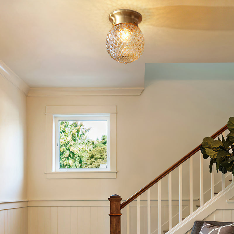 Margot Glass Semi-Flush Mount