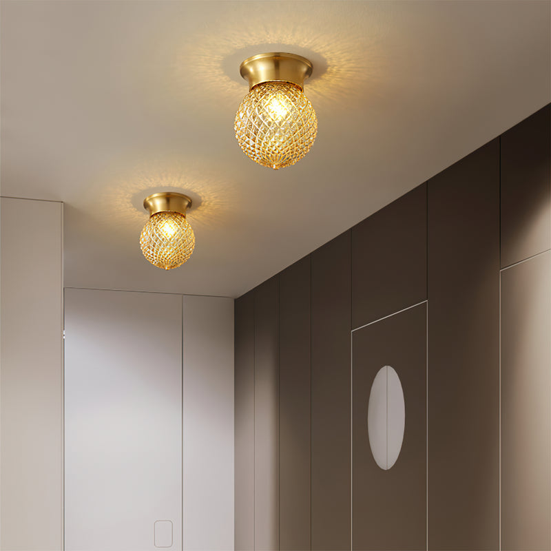 Margot Glass Semi-Flush Mount