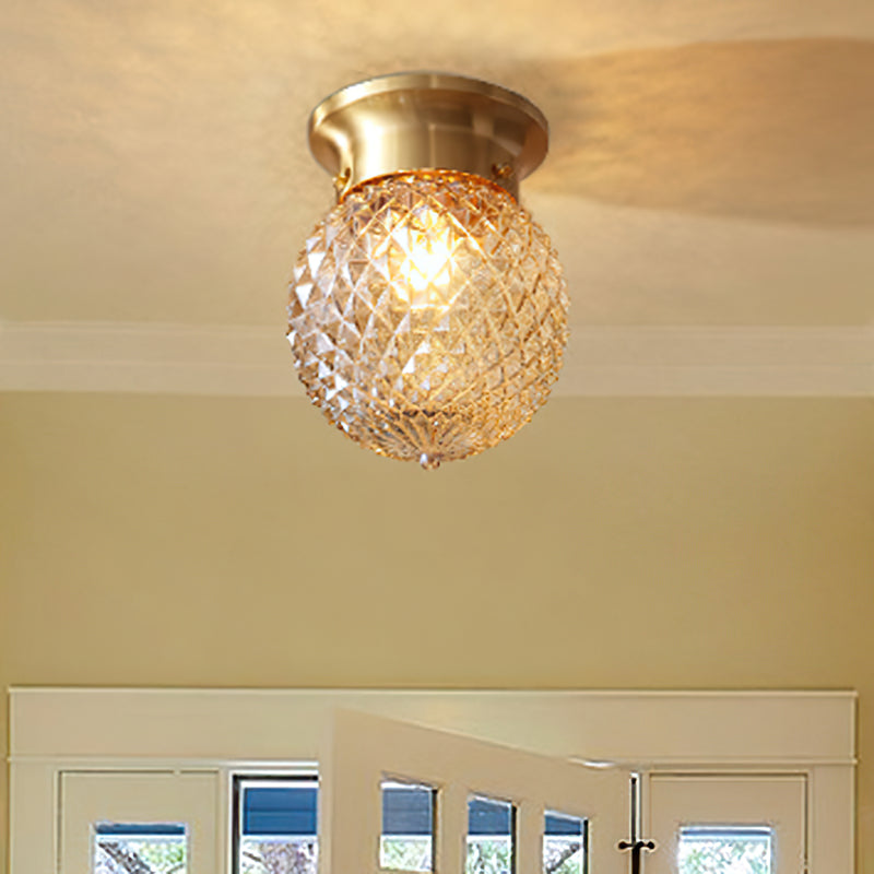 Margot Glass Semi-Flush Mount
