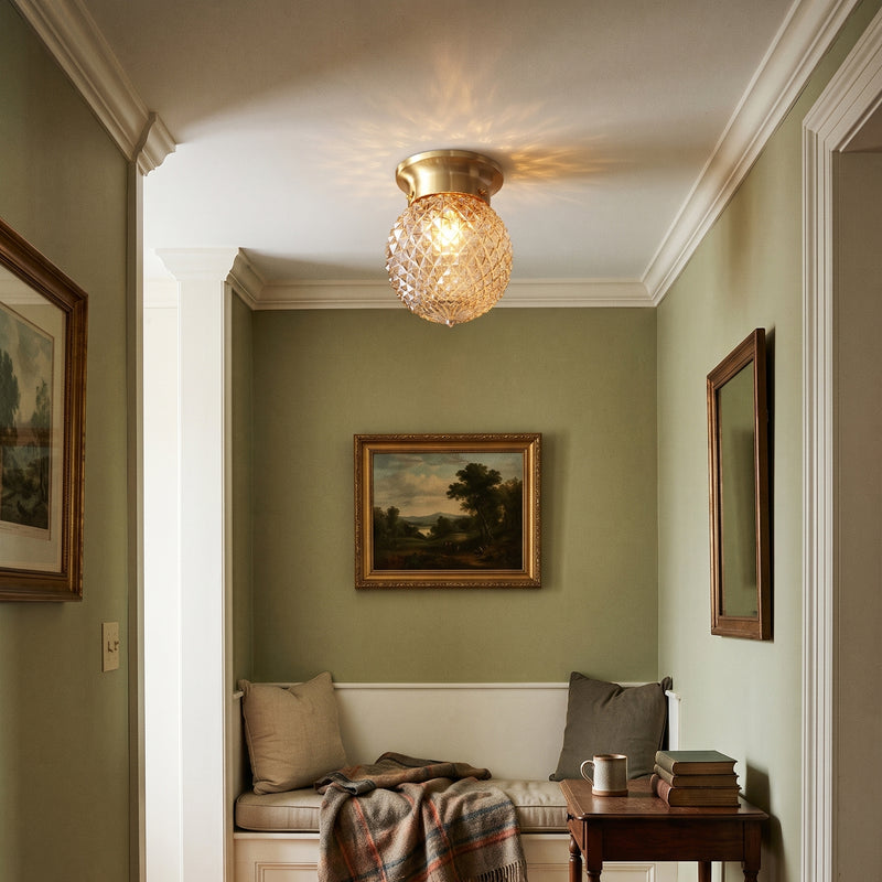 Margot Glass Semi-Flush Mount
