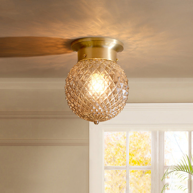 Margot Glass Semi-Flush Mount