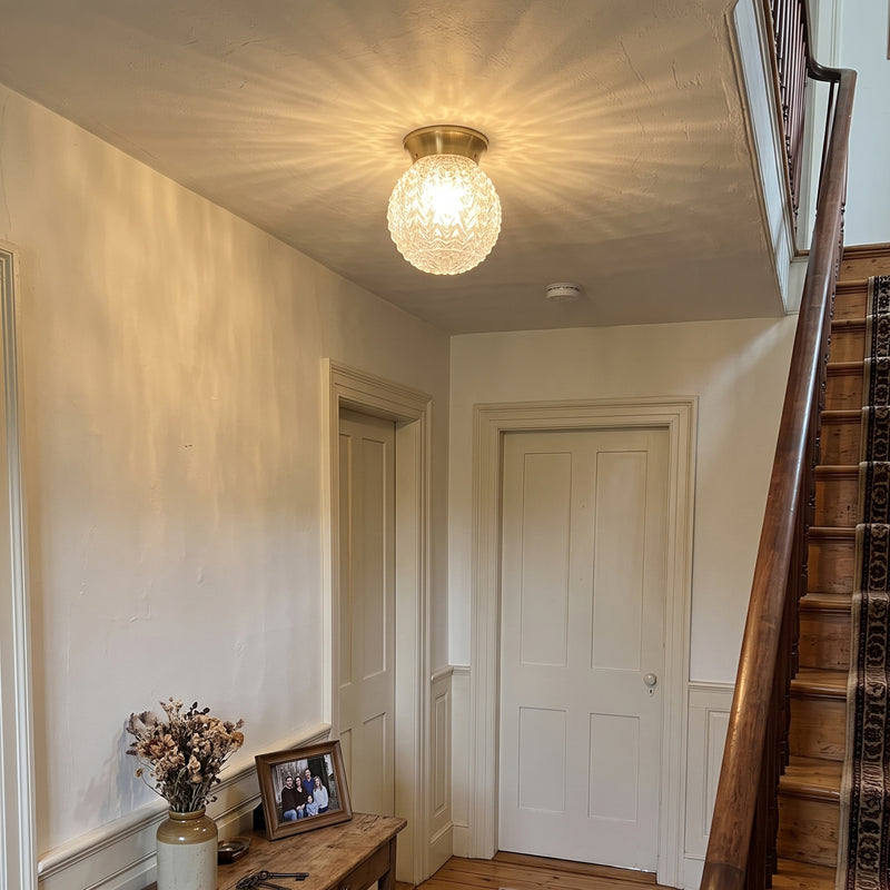 Margot Glass Semi-Flush Mount
