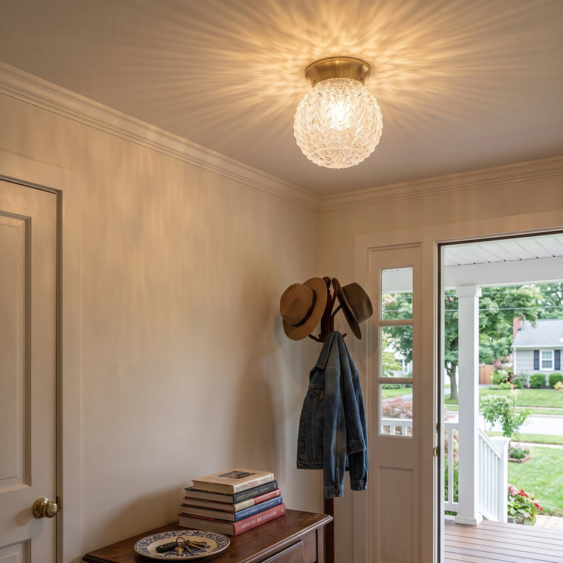 Margot Glass Semi-Flush Mount