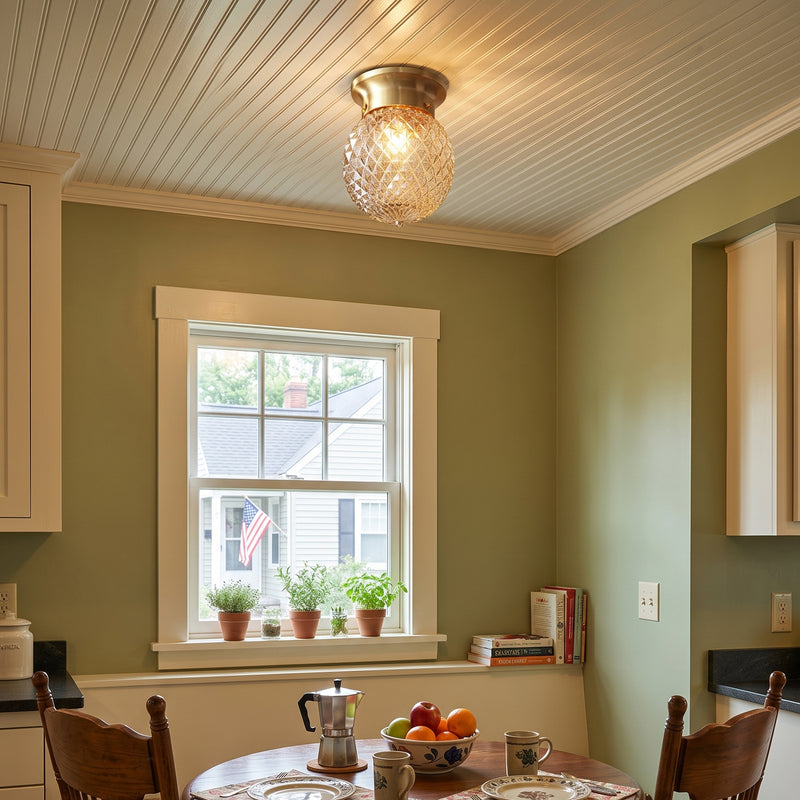 Margot Glass Semi-Flush Mount