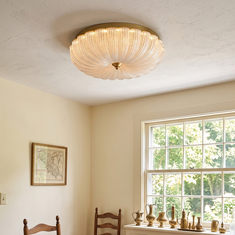 Marina Glass LED Flush Mount