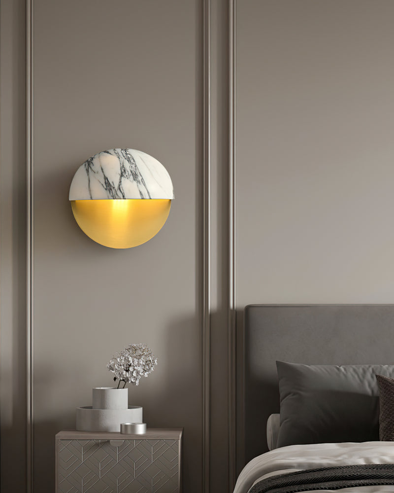 Marston Marble Eclipse Wall Sconce
