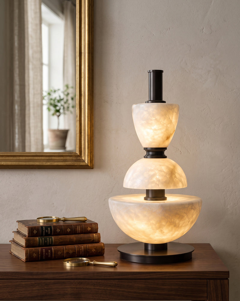 Mathias Alabaster Table Lamp