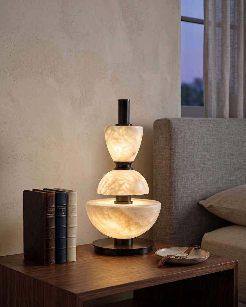 Mathias Alabaster Table Lamp
