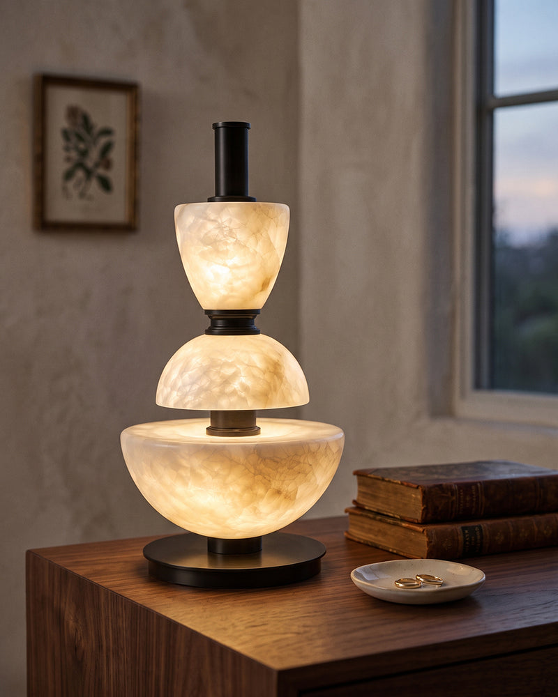 Mathias Alabaster Table Lamp