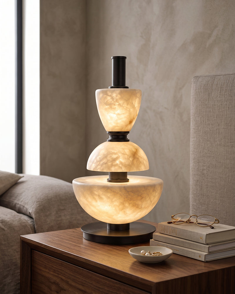 Mathias Alabaster Table Lamp