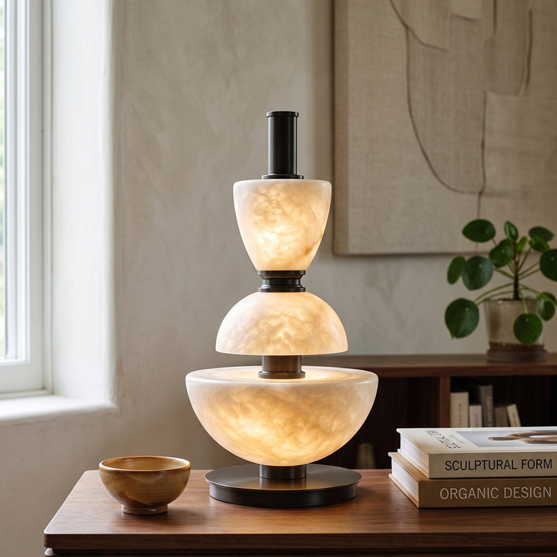 Mathias Alabaster Table Lamp