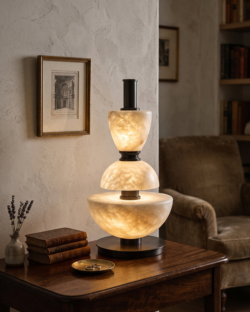 Mathias Alabaster Table Lamp