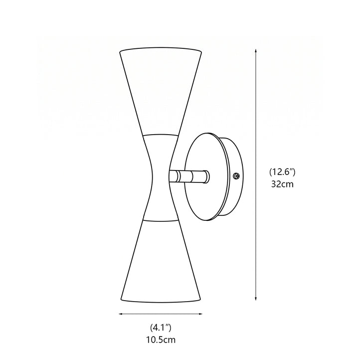 Matteo Double-Cone Wall Sconce