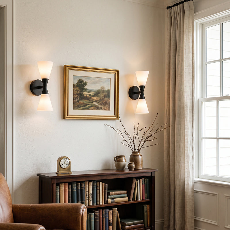 Matteo Double-Cone Wall Sconce