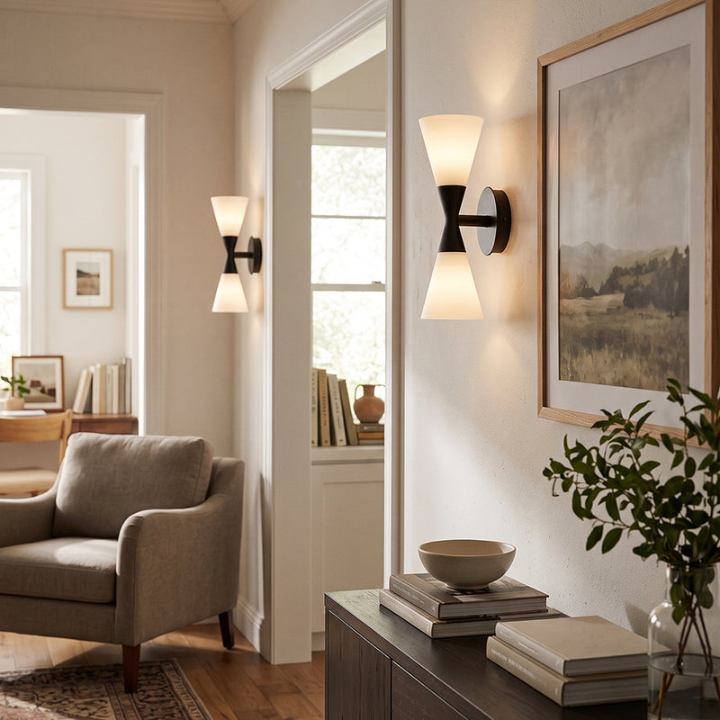 Matteo Double-Cone Wall Sconce
