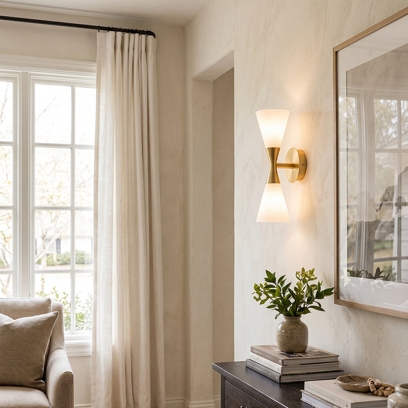 Matteo Double-Cone Wall Sconce