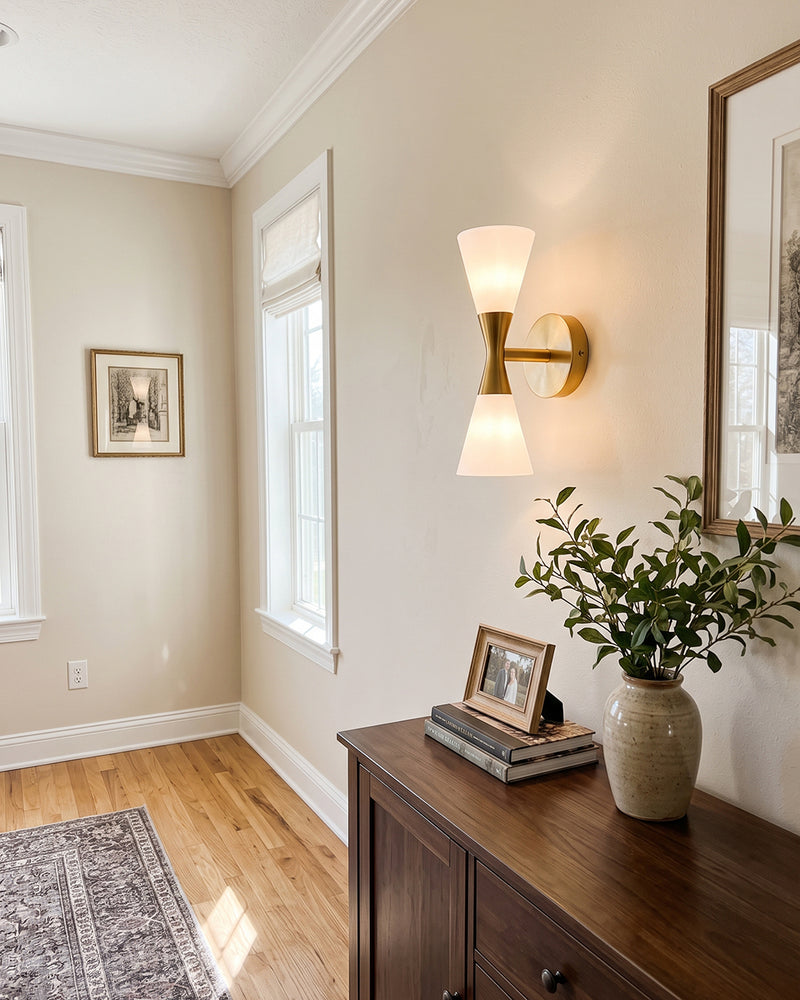 Matteo Double-Cone Wall Sconce