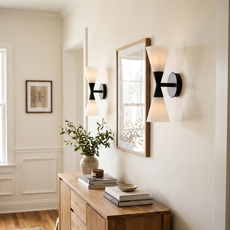 Matteo Double-Cone Wall Sconce