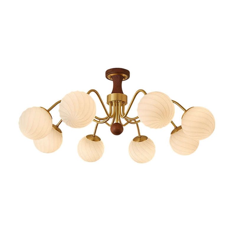 Maviren Spiral Globe Chandelier