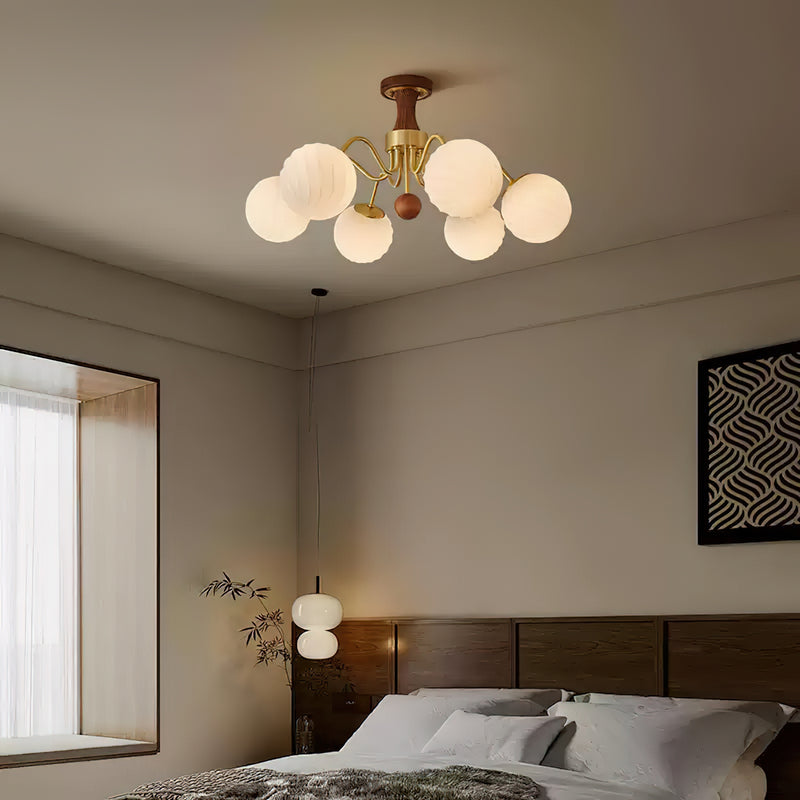 Maviren Spiral Globe Chandelier