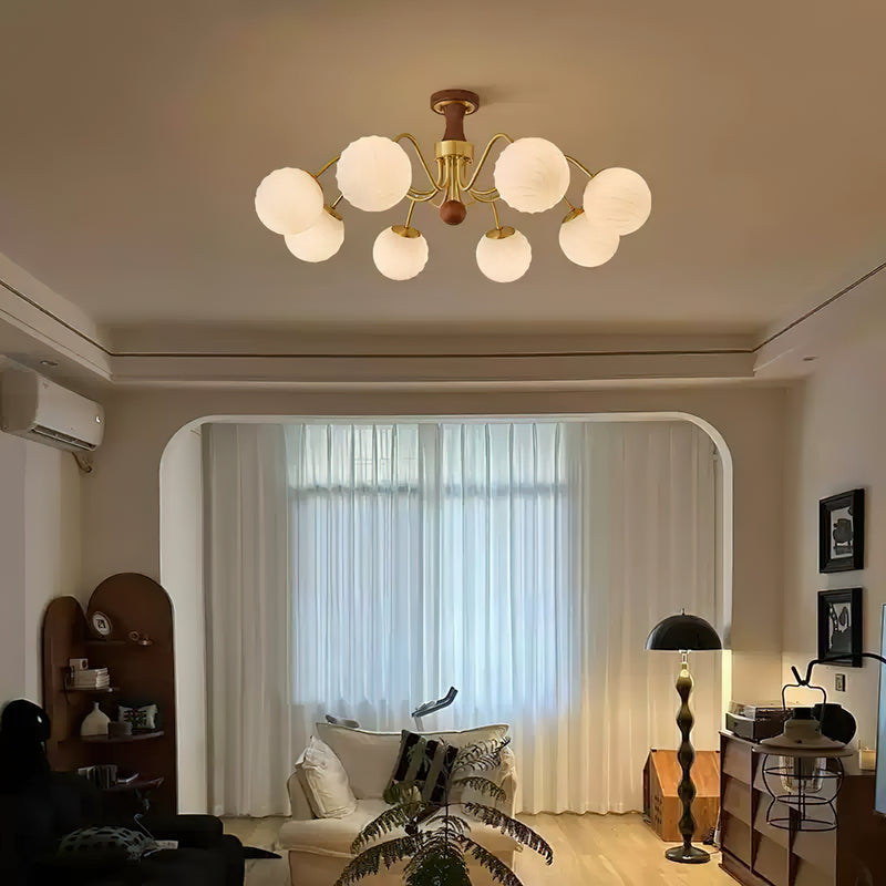 Maviren Spiral Globe Chandelier