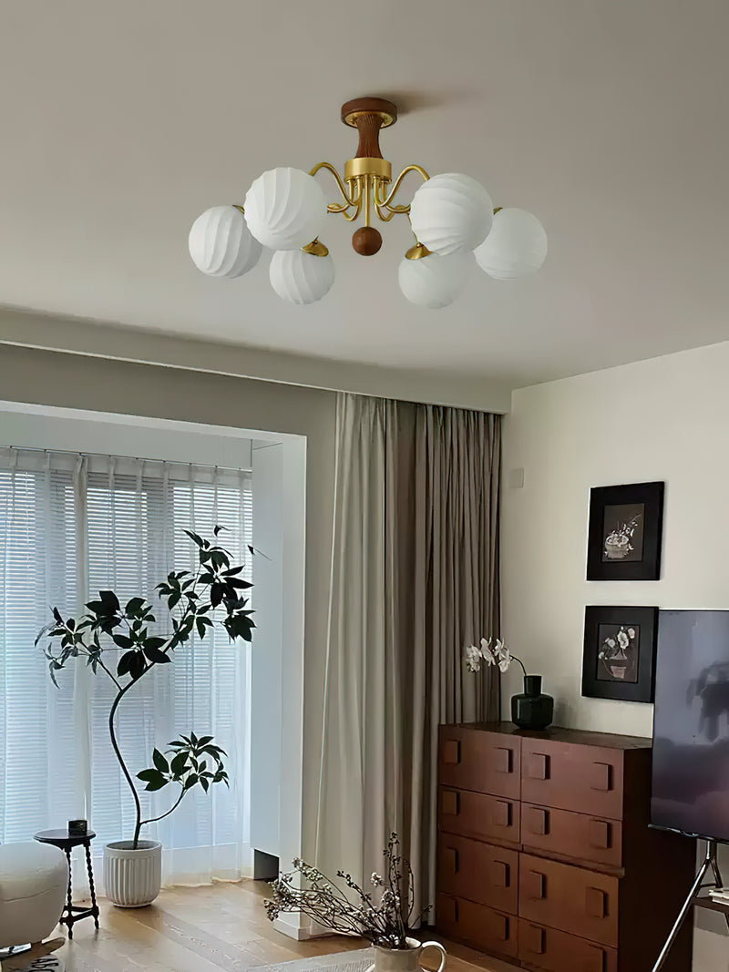 Maviren Spiral Globe Chandelier
