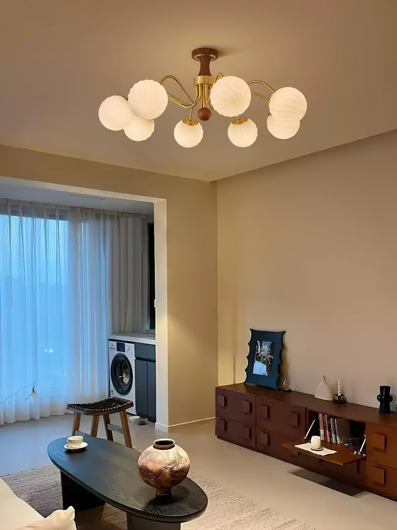 Maviren Spiral Globe Chandelier