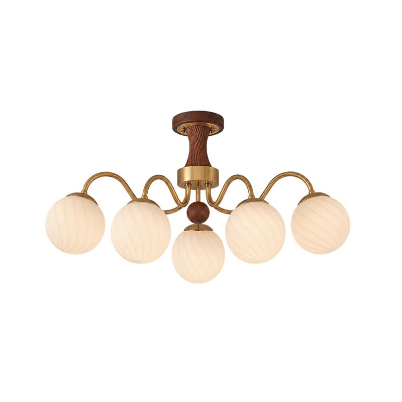 Maviren Spiral Globe Chandelier