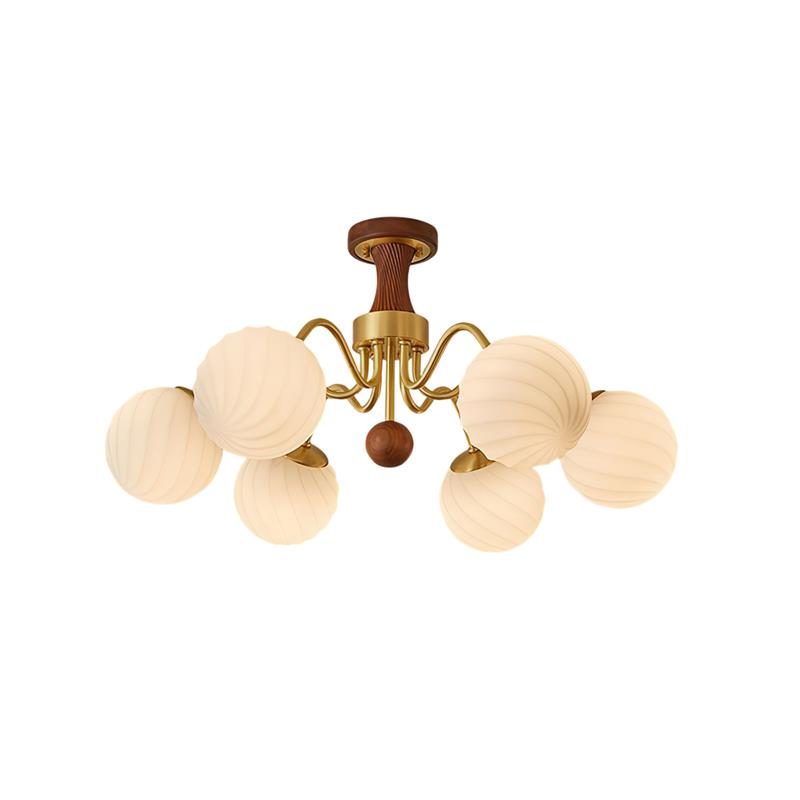 Maviren Spiral Globe Chandelier
