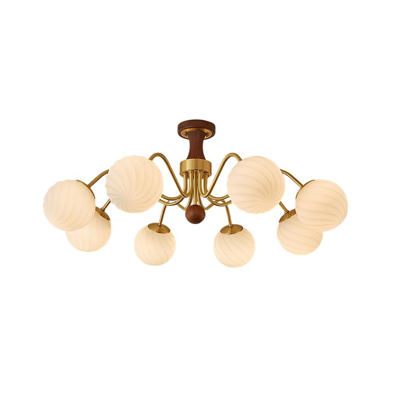 Maviren Spiral Globe Chandelier