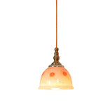 Lampada a sospensione Mishya floreale