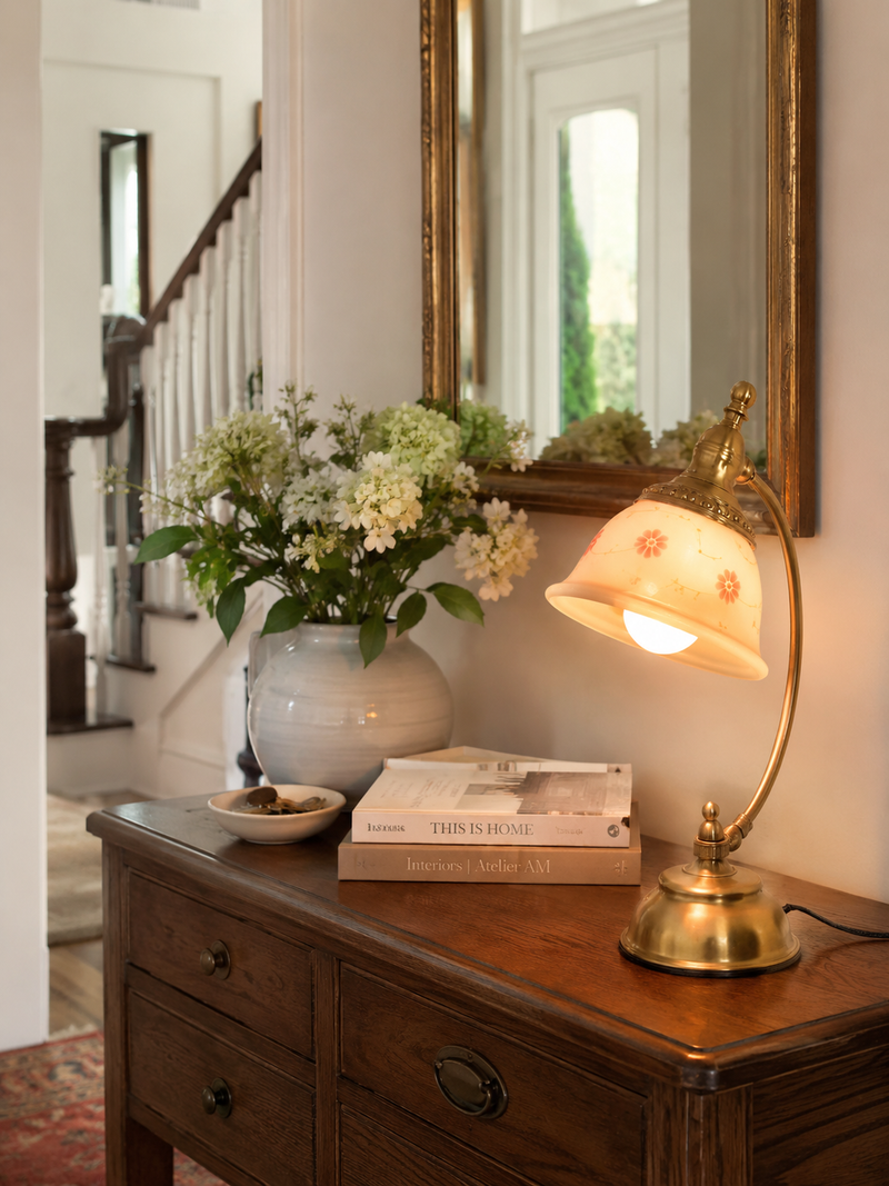 Mishya Floral Table Lamp
