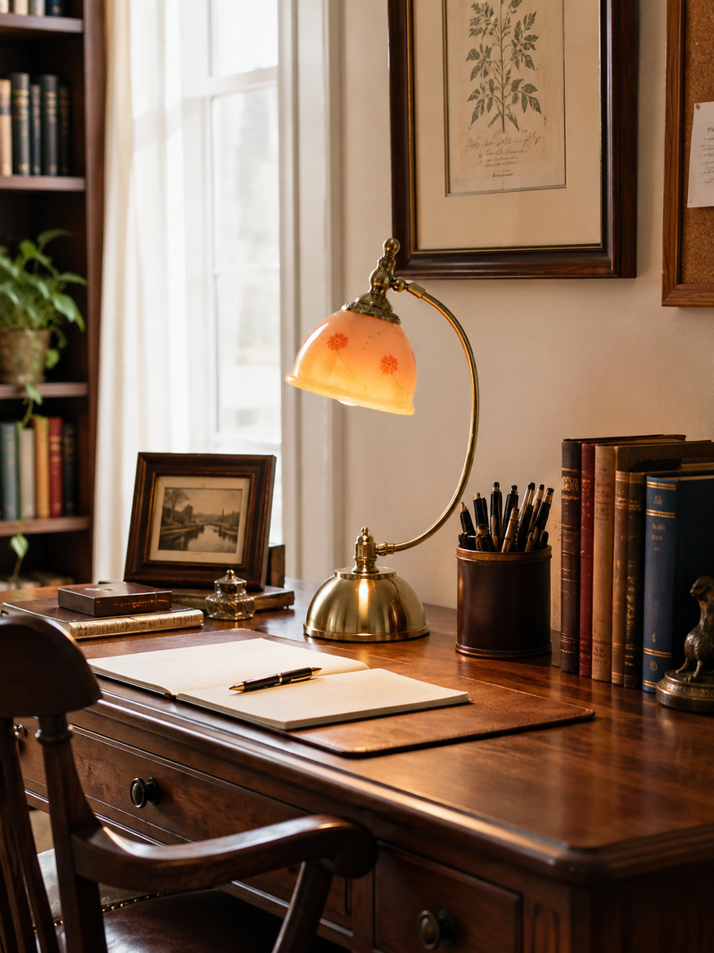 Mishya Floral Table Lamp