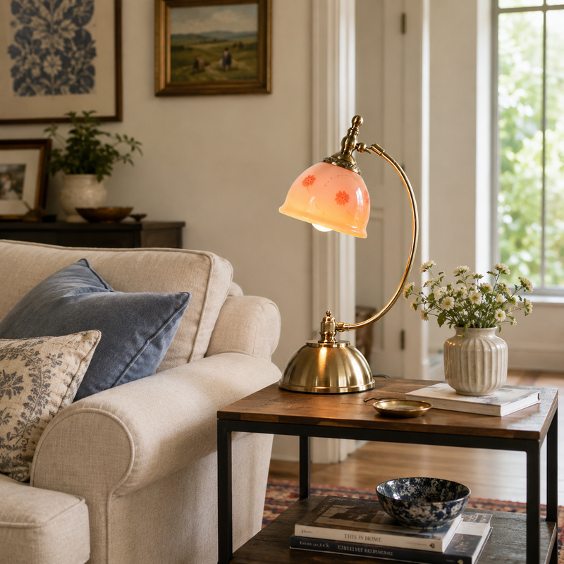 Mishya Floral Table Lamp