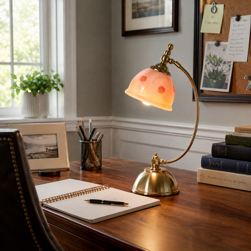 Mishya Floral Table Lamp