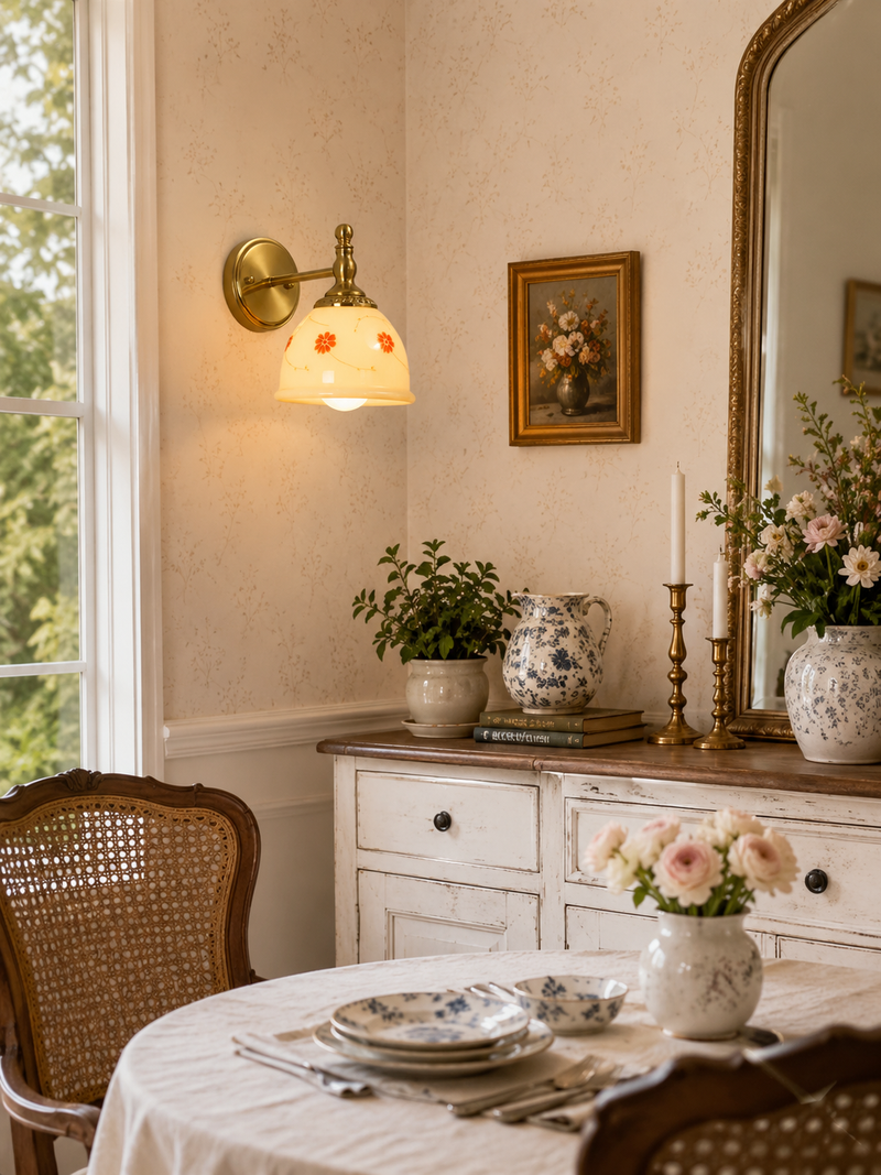 Mishya Floral Wall Lamp