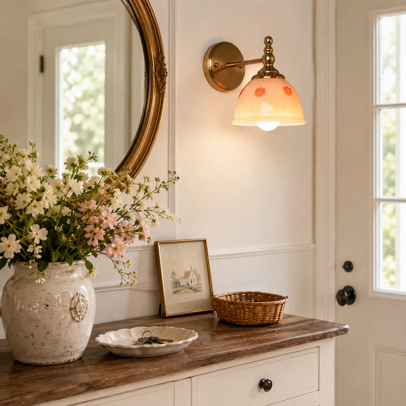 Mishya Floral Wall Lamp