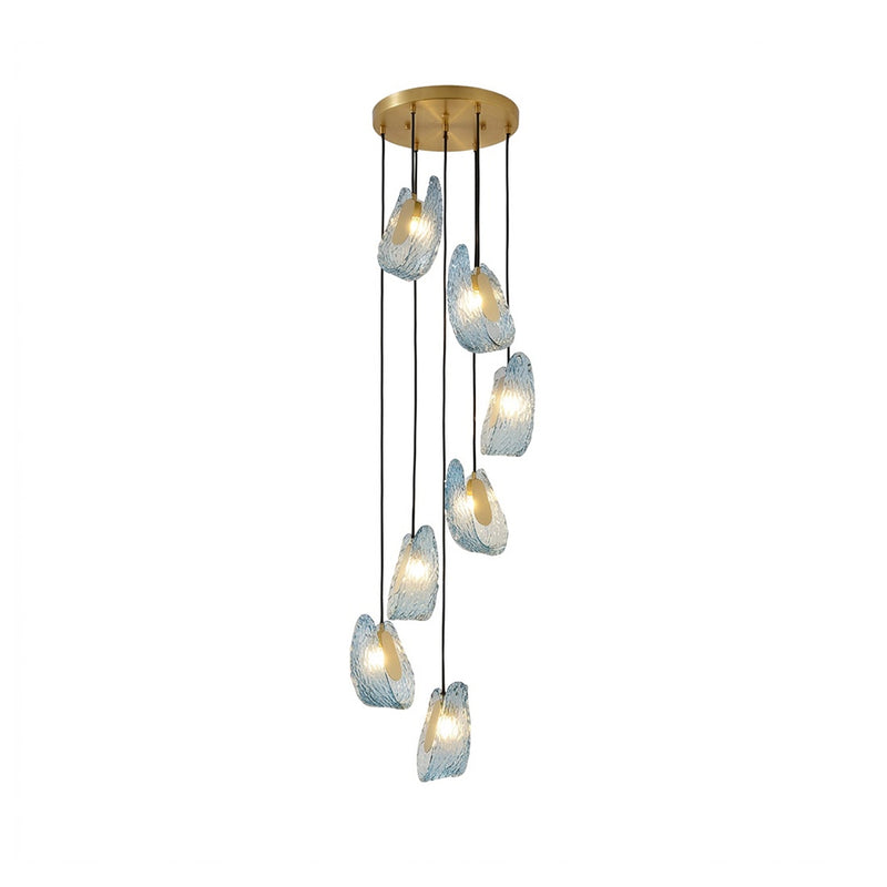 Mocenigo Azure Glass Pendant Lamp