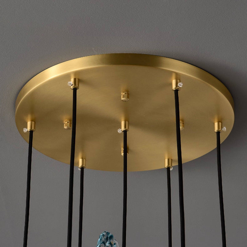 Mocenigo Azure Glass Pendant Lamp