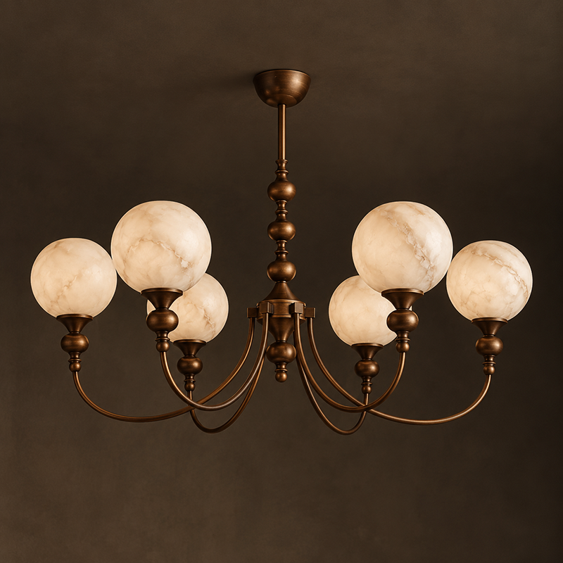 Monique Alabaster Chandelier