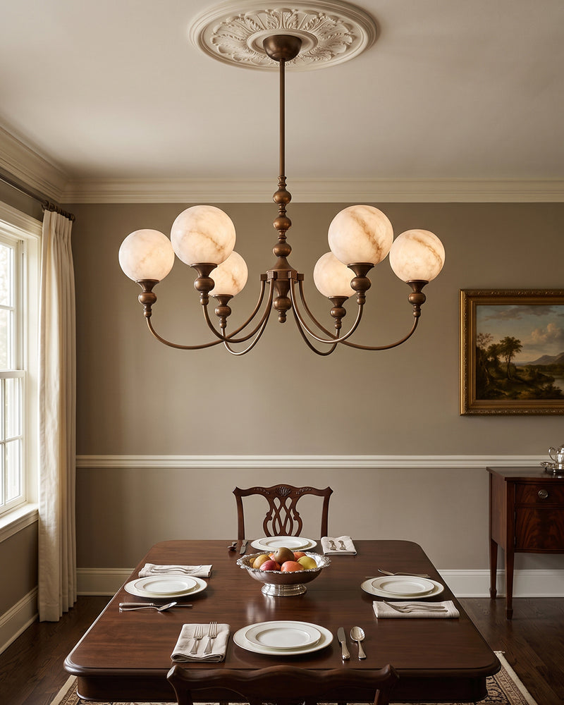 Monique Alabaster Chandelier