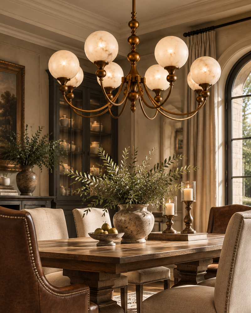 Monique Alabaster Chandelier