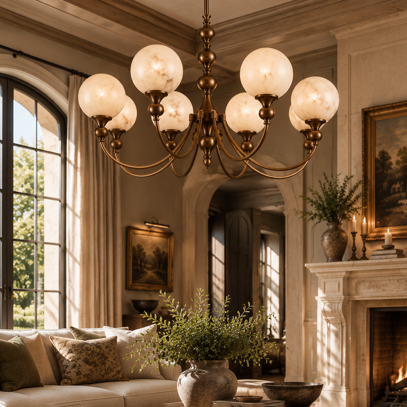 Monique Alabaster Chandelier