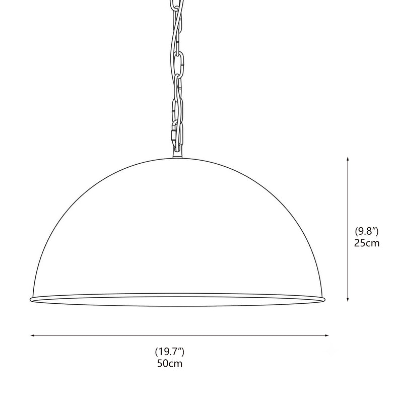 Montgomery Brass Pendant Lamp
