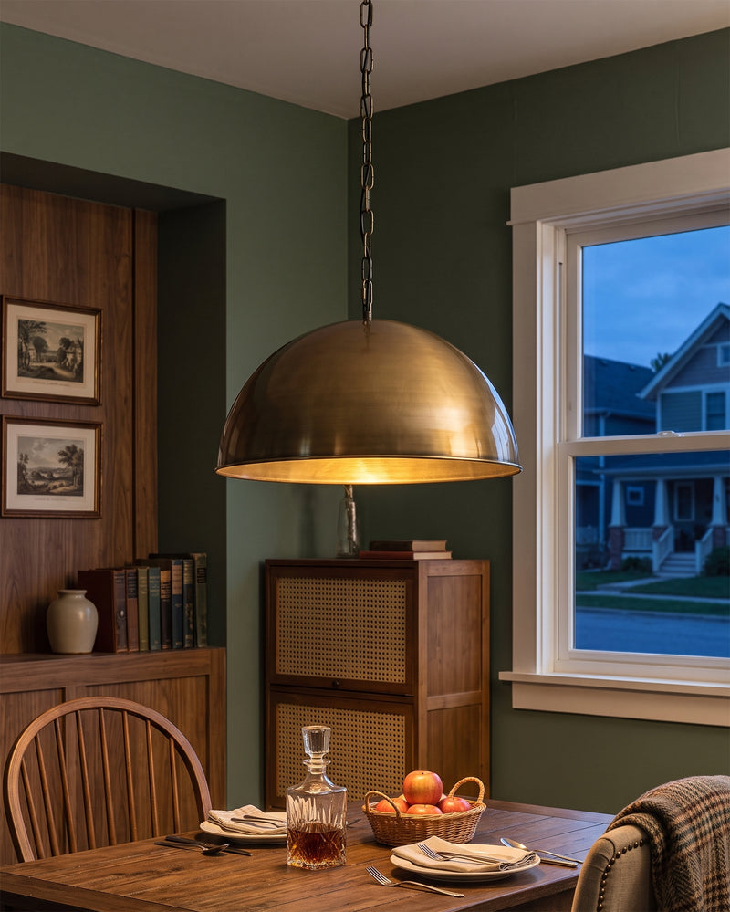 Montgomery Brass Pendant Lamp