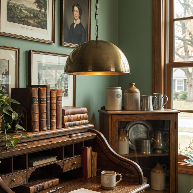 Montgomery Brass Pendant Lamp