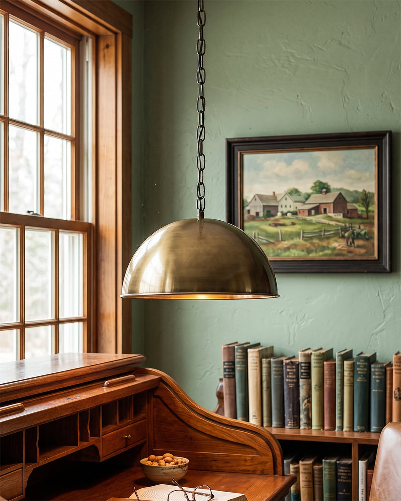 Montgomery Brass Pendant Lamp
