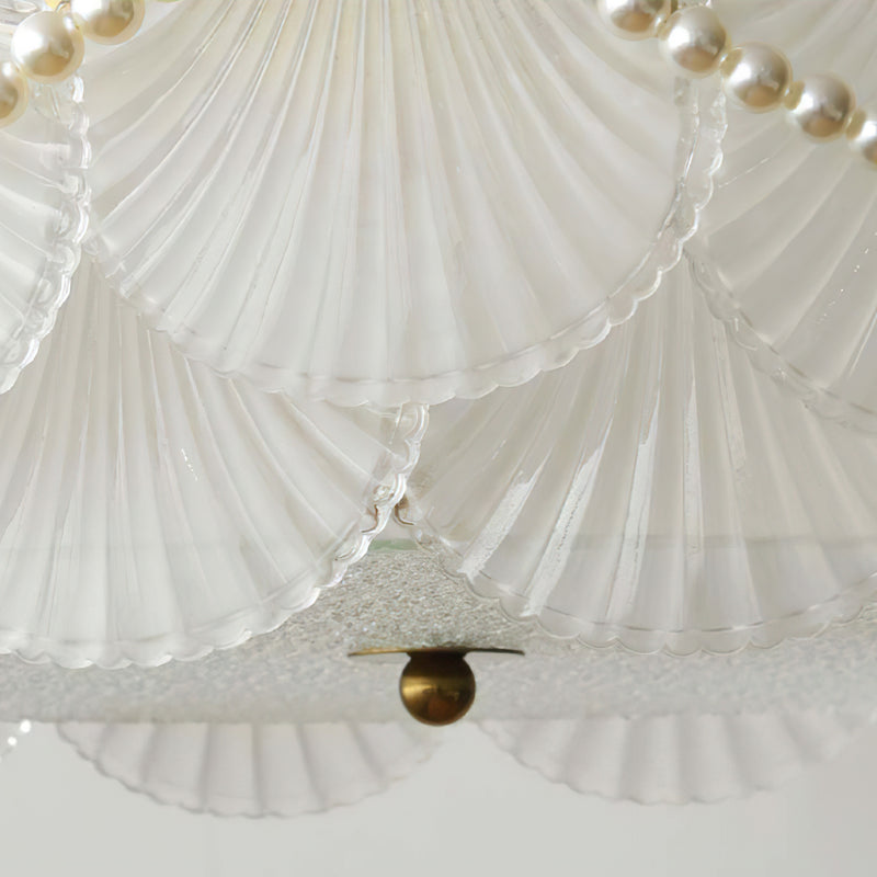 Nerissa Glass Semi-Flush Mount Ceiling Light