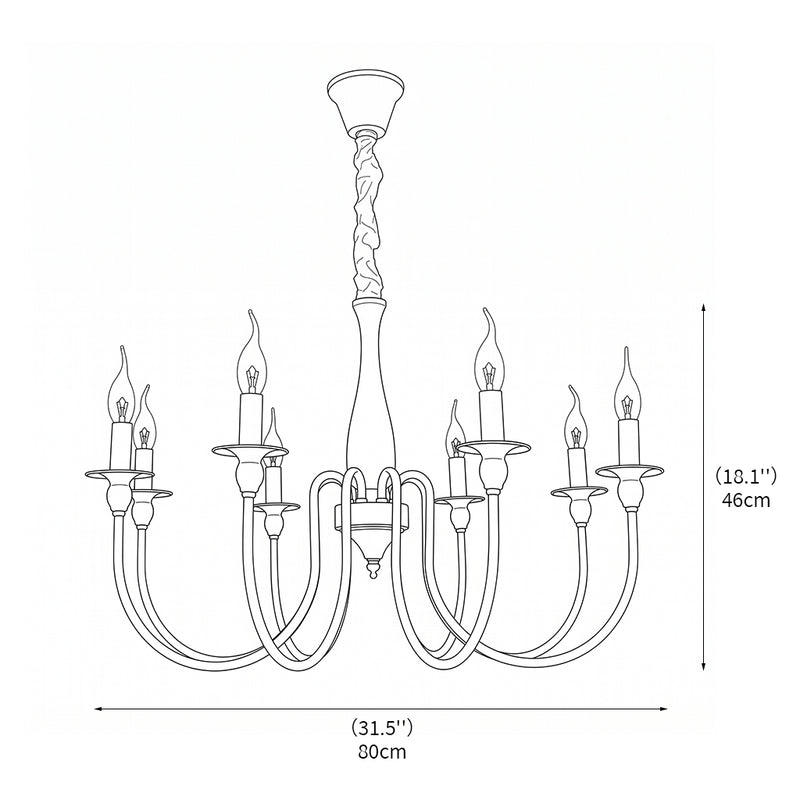 Noir Heritage Chandelier