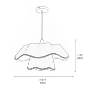 Odette Pleated Pendant Lamp – detail 5